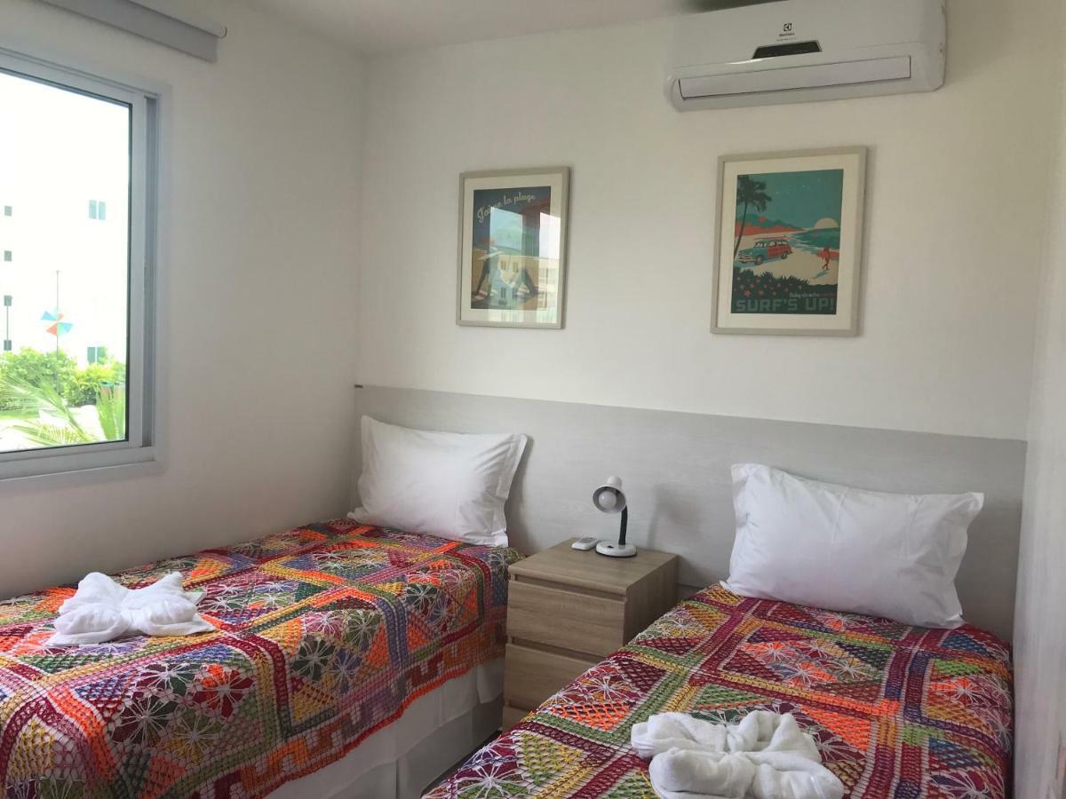 Flat Excelente Em Porto De Galinhas Palm Village Acqua Frente Para As Piscinas Eksteriør bilde